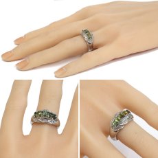 画像10: Pt900バイカラートルマリンダイヤモンドリング T1.64 D0.30 9.0g #13 (10)