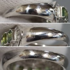 画像6: Pt900バイカラートルマリンダイヤモンドリング T1.64 D0.30 9.0g #13 (6)