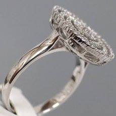 画像3: K18WGダイヤモンドリング 回転式 D0.63 6.8g #17 (3)