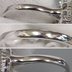 画像7: K18WGダイヤモンドリング 回転式 D0.63 6.8g #17 (7)