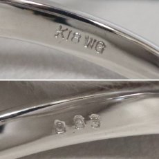 画像8: K18WGダイヤモンドリング 回転式 D0.63 6.8g #17 (8)