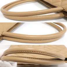 画像4: 復刻トート キャビアスキン ゴールド金具(A01804)ベージュ Gカード付 (4)