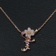 画像7: サマンサティアラ K18PGフラワーレターズ イニシャルネックレス 小(F)1.4g 39cm (7)