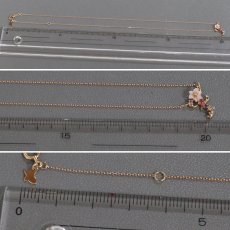 画像9: サマンサティアラ K18PGフラワーレターズ イニシャルネックレス 小(F)1.4g 39cm (9)