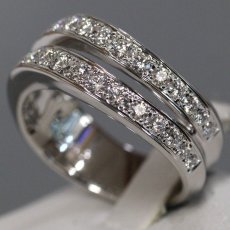 画像2: ミキモト Pt950ダイヤモンドリング D0.75 12.1g #14 (2)