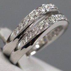 画像3: ミキモト Pt950ダイヤモンドリング D0.75 12.1g #14 (3)