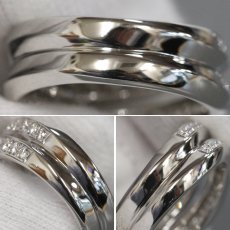 画像6: ミキモト Pt950ダイヤモンドリング D0.75 12.1g #14 (6)