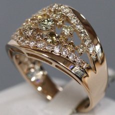 画像3: K18PGダイヤモンドリング D1.08 6.6g #13 (3)