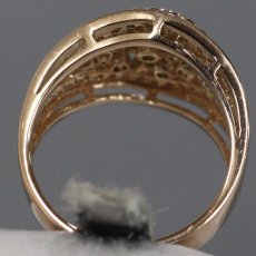 画像5: K18PGダイヤモンドリング D1.08 6.6g #13 (5)