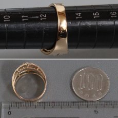 画像8: K18PGダイヤモンドリング D1.08 6.6g #13 (8)