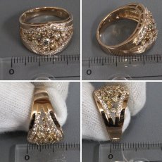 画像9: K18PGダイヤモンドリング D1.08 6.6g #13 (9)