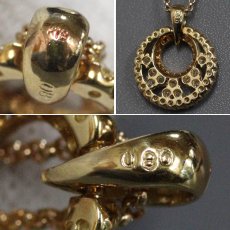 画像4: K18ダイヤモンドネックレス D0.80 5.3g 39cm 鑑別カード (4)