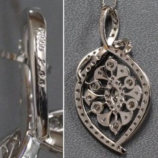 画像5: Pt900/850ダイヤモンドペンダント D2.00 8.8g AJ付45cm (5)