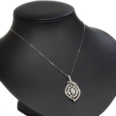 画像6: Pt900/850ダイヤモンドペンダント D2.00 8.8g AJ付45cm (6)