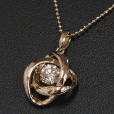 画像6: K18PGダイヤモンドダンシングペンダント D0.503 3.8g AJ付45cm (6)