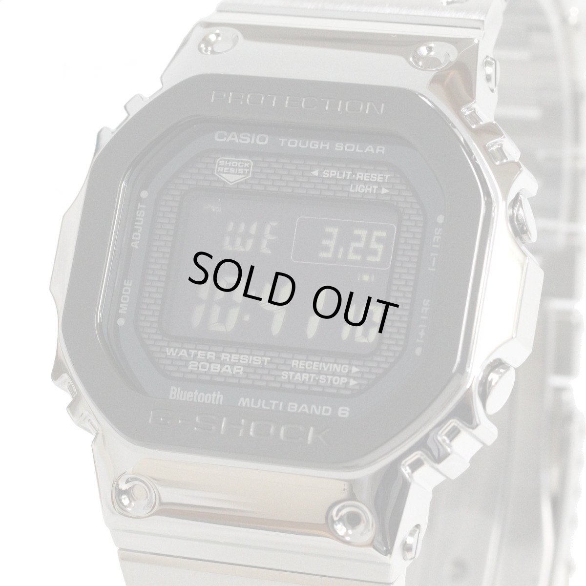 画像1: カシオ G-SHOCK フルメタル 5000シリーズ オクタゴンブラックベゼル(GMW-B5000BT-1JF) (1)