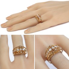 画像10: K18PGダイヤモンドリング D0.56 7.0g #12.5 (10)