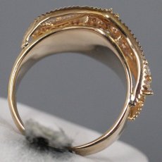 画像5: K18PGダイヤモンドリング D0.56 7.0g #12.5 (5)