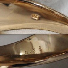 画像7: K18PGダイヤモンドリング D0.56 7.0g #12.5 (7)