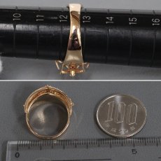 画像8: K18PGダイヤモンドリング D0.56 7.0g #12.5 (8)