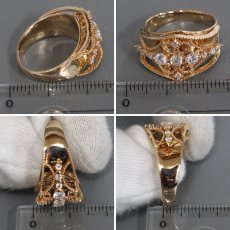 画像9: K18PGダイヤモンドリング D0.56 7.0g #12.5 (9)