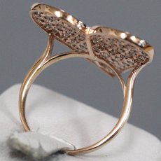 画像4: K18PGダイヤモンドリング ハートモチーフ D2.00 4.0g #12 (4)