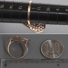 画像8: K18PGダイヤモンドリング ハートモチーフ D2.00 4.0g #12 (8)