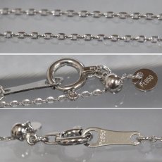 画像8: Pt950/850パープルダイヤモンド/ダイヤモンドネックレス D0.088 D0.11 2.3g AJ付45cm 鑑定書 (8)