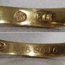 画像7: K18サファイアダイヤモンドリング フラワーモチーフ S0.46 D0.16 4.0g #11 (7)