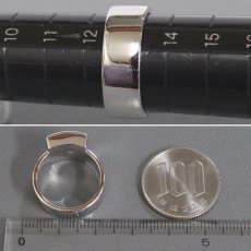 画像8: K18WGシェルダイヤモンドリング D0.26 10.0g #13 (8)