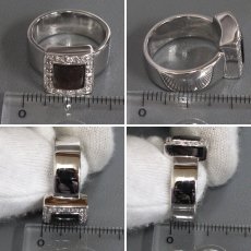 画像9: K18WGシェルダイヤモンドリング D0.26 10.0g #13 (9)