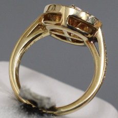 画像5: K18ダイヤモンドリング D0.416 D0.388 6.3g #8 (5)