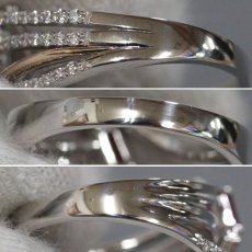 画像6: Pt950/K18PGピンクサファイアルビーダイヤモンドリング S0.43 R0.31 D0.21 5.7g #12 (6)