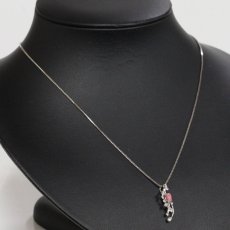 画像6: K18WG/Pt900コンクパールダイヤモンドペンダント P0.35 D0.30 5.7g AJ付44cm ソーティング (6)