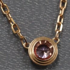 画像6: 750PG ダムール ネックレス ピンクサファイア 2.8g 40cm(B7218400)内外箱 保証書 (6)