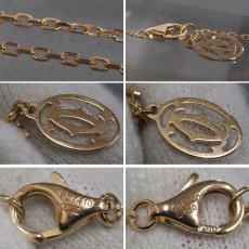 画像8: 750PG ダムール ネックレス ピンクサファイア 2.8g 40cm(B7218400)内外箱 保証書 (8)