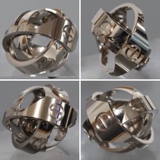 画像5: カルティエ 750WG アストロラブリング 1999年X'mas限定 12.7g #11(#51) (5)