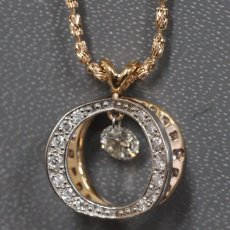 画像3: K18PG/Pt900ダイヤモンドネックレス D0.25 D0.25 4.9g AJ付45cm (3)