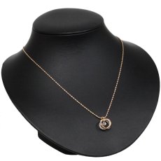 画像6: K18PG/Pt900ダイヤモンドネックレス D0.25 D0.25 4.9g AJ付45cm (6)