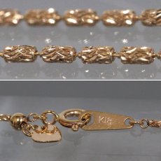 画像8: K18PG/Pt900ダイヤモンドネックレス D0.25 D0.25 4.9g AJ付45cm (8)