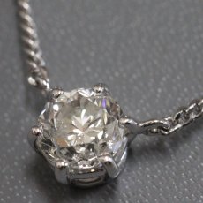 画像3: Pt850ダイヤモンドネックレス D1.07 4.7g 39cm (3)