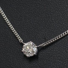 画像7: Pt850ダイヤモンドネックレス D1.07 4.7g 39cm (7)