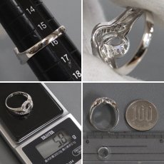 画像8: Pt850ダイヤモンドリング D0.50 5.8g #16 (8)