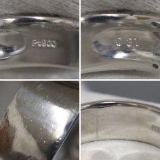 画像7: Pt900ダイヤモンドリング D0.31 9.2g #17 (7)