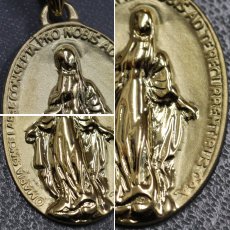 画像3: K18ペンダントトップ 聖母マリアモチーフ 2.9g (3)