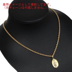 画像7: K18ペンダントトップ 聖母マリアモチーフ 2.9g (7)