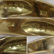 画像7: K18サファイアダイヤモンドリング S1.17 S1.11 D0.38 7.9g #8 (7)