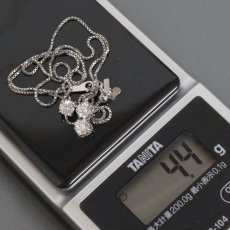 画像10: トリロジー Pt900/850ダイヤモンドネックレス D1.034 4.4g AJ付45cm 鑑定書 (10)
