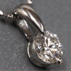 画像2: Pt900/850ダイヤモンドペンダント D0.249 1.7g 40cm 鑑定書 (2)