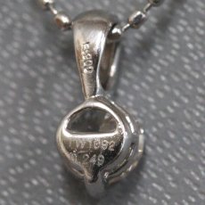 画像5: Pt900/850ダイヤモンドペンダント D0.249 1.7g 40cm 鑑定書 (5)